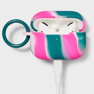 New! Apple AirPods Pro Silicone Case - heyday™ Pink/Teal